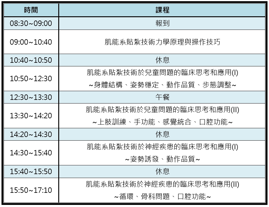 神童課課程表