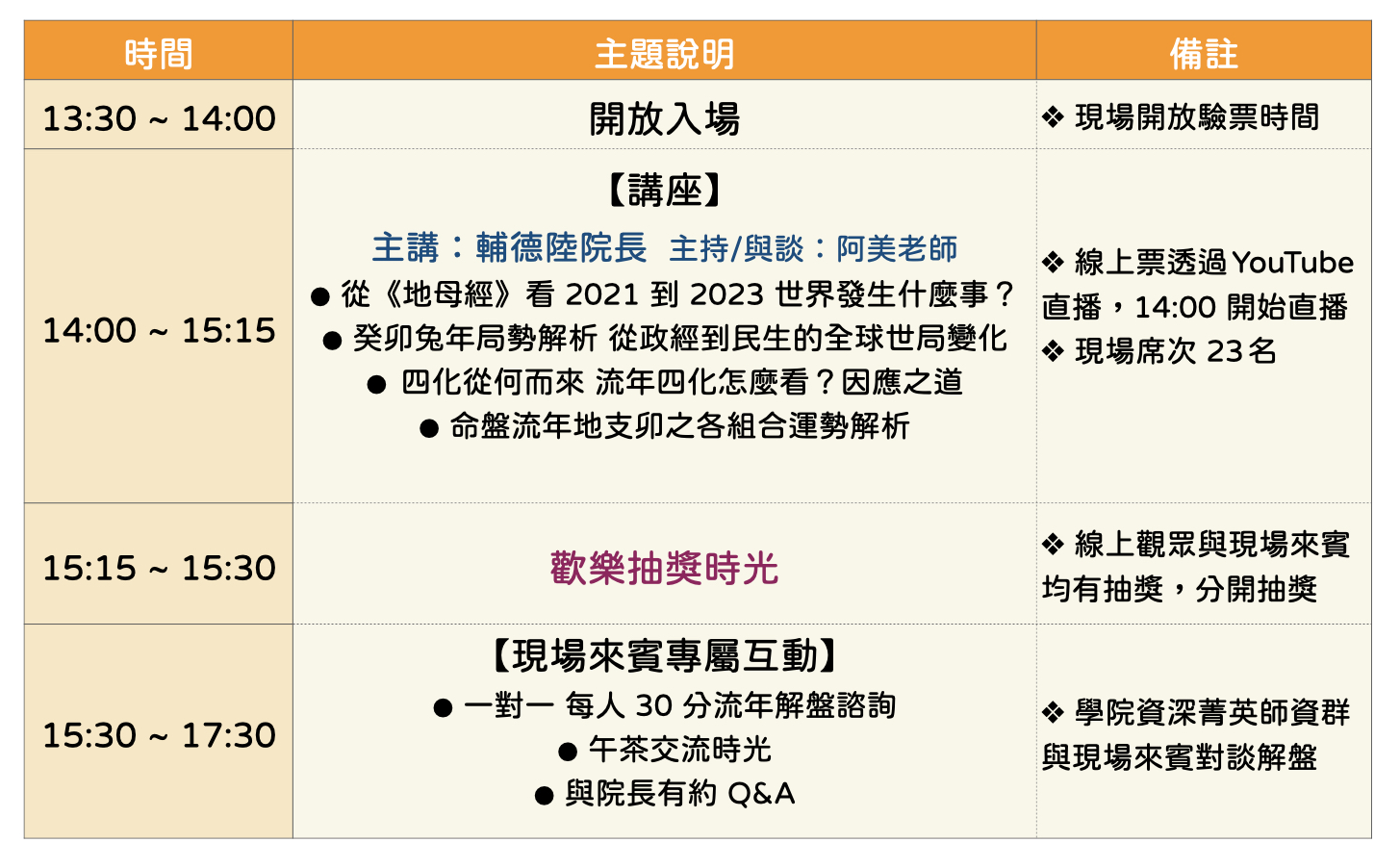0205ziweisalon_event_rundown