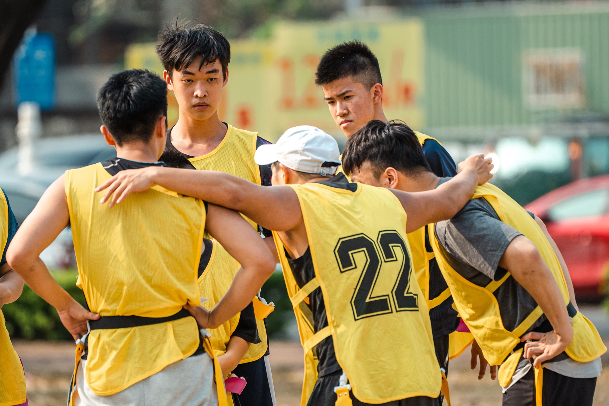 高雄腰旗橄欖球體驗賽在凹子底森林公園
