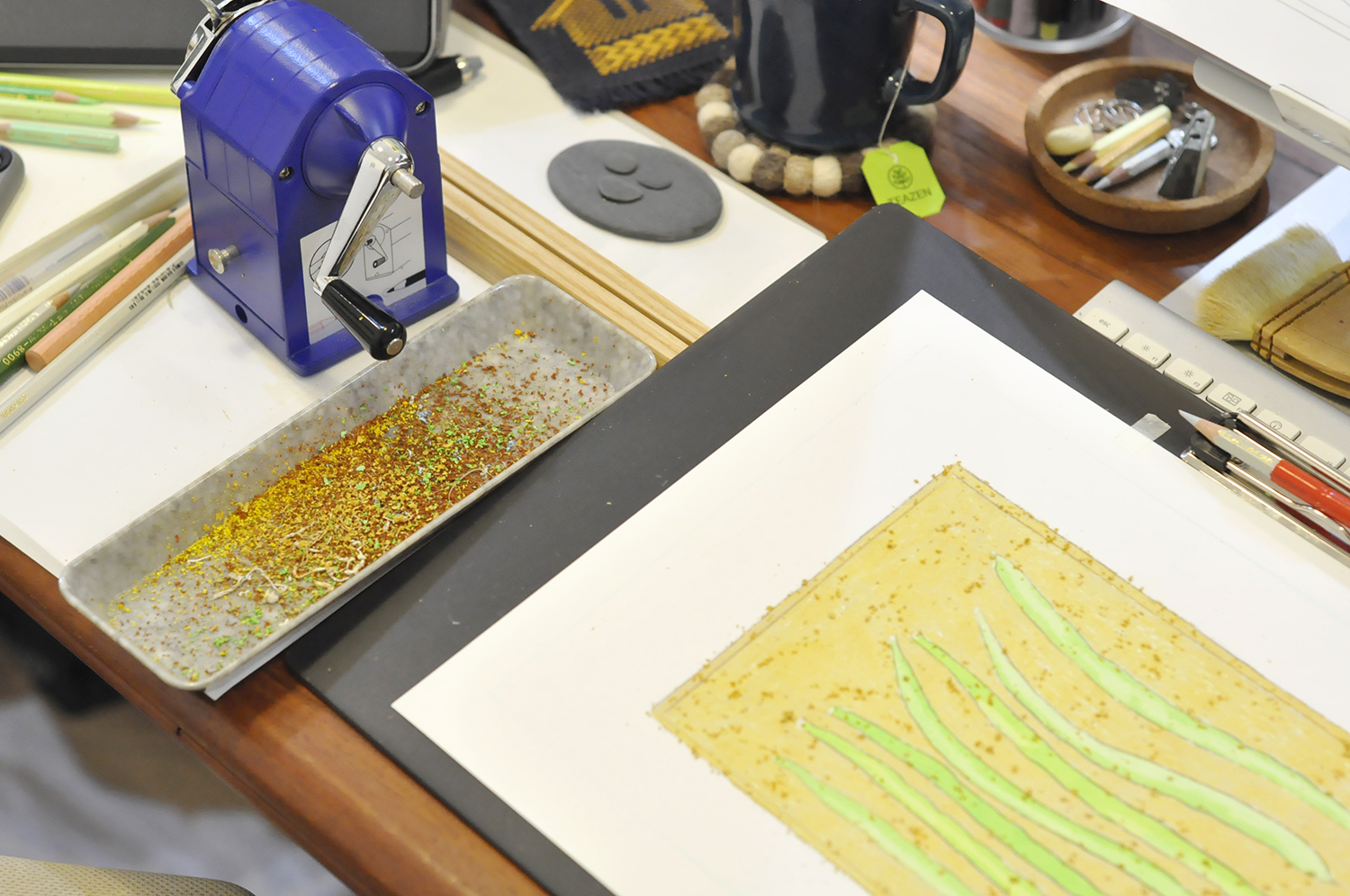 雄獅星空_在家寫生_陳怡今個展_創作花絮