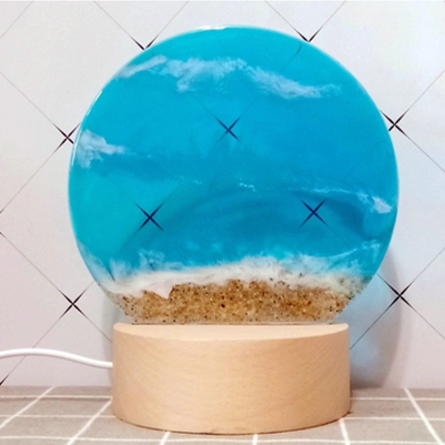 彩繪海洋圓球燈