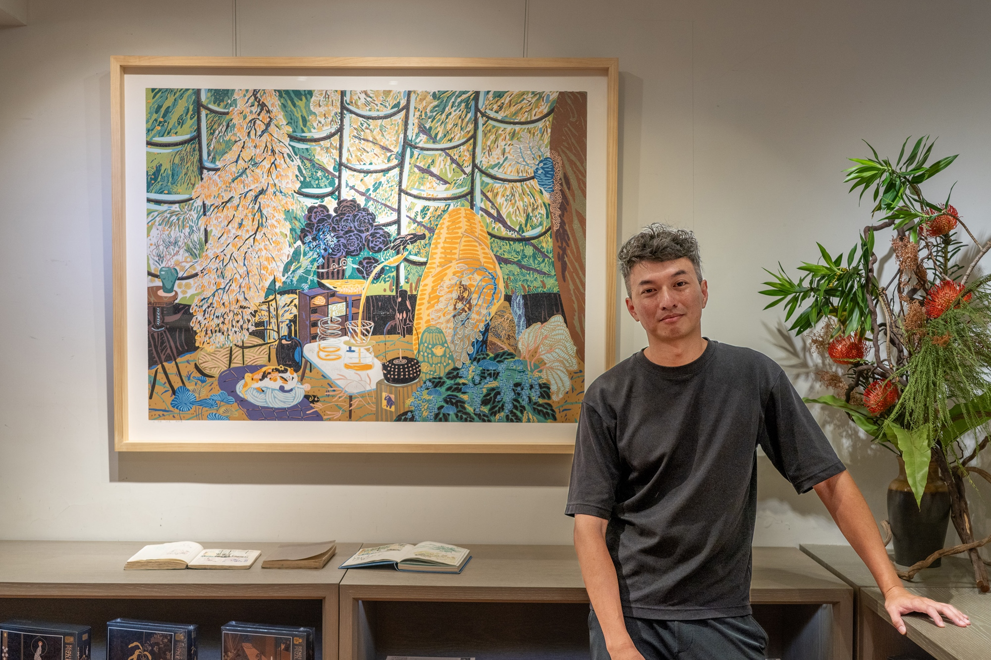 版畫家_沐冉 & 最新作品"潤無聲"