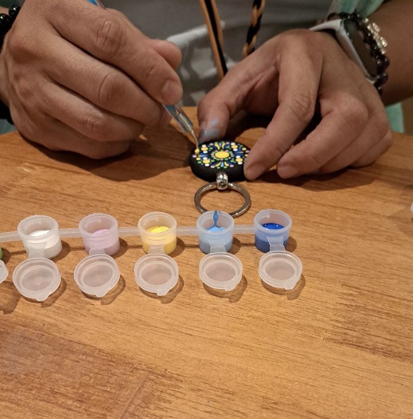點點曼陀羅 彩繪鑰匙圈體驗