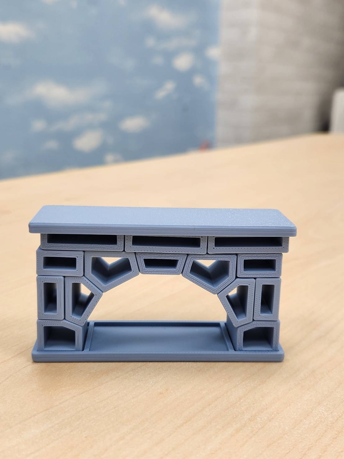 3D拱橋材料照片示意