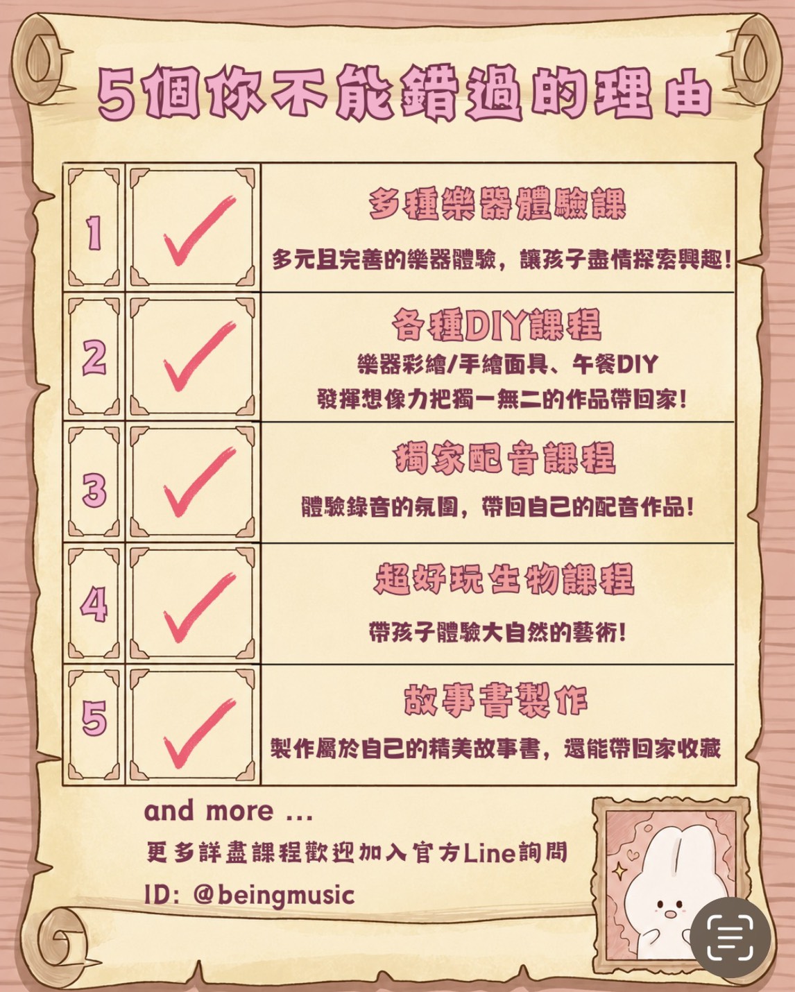 2026夏季藝術兒童營：兔比的奇幻旅程
