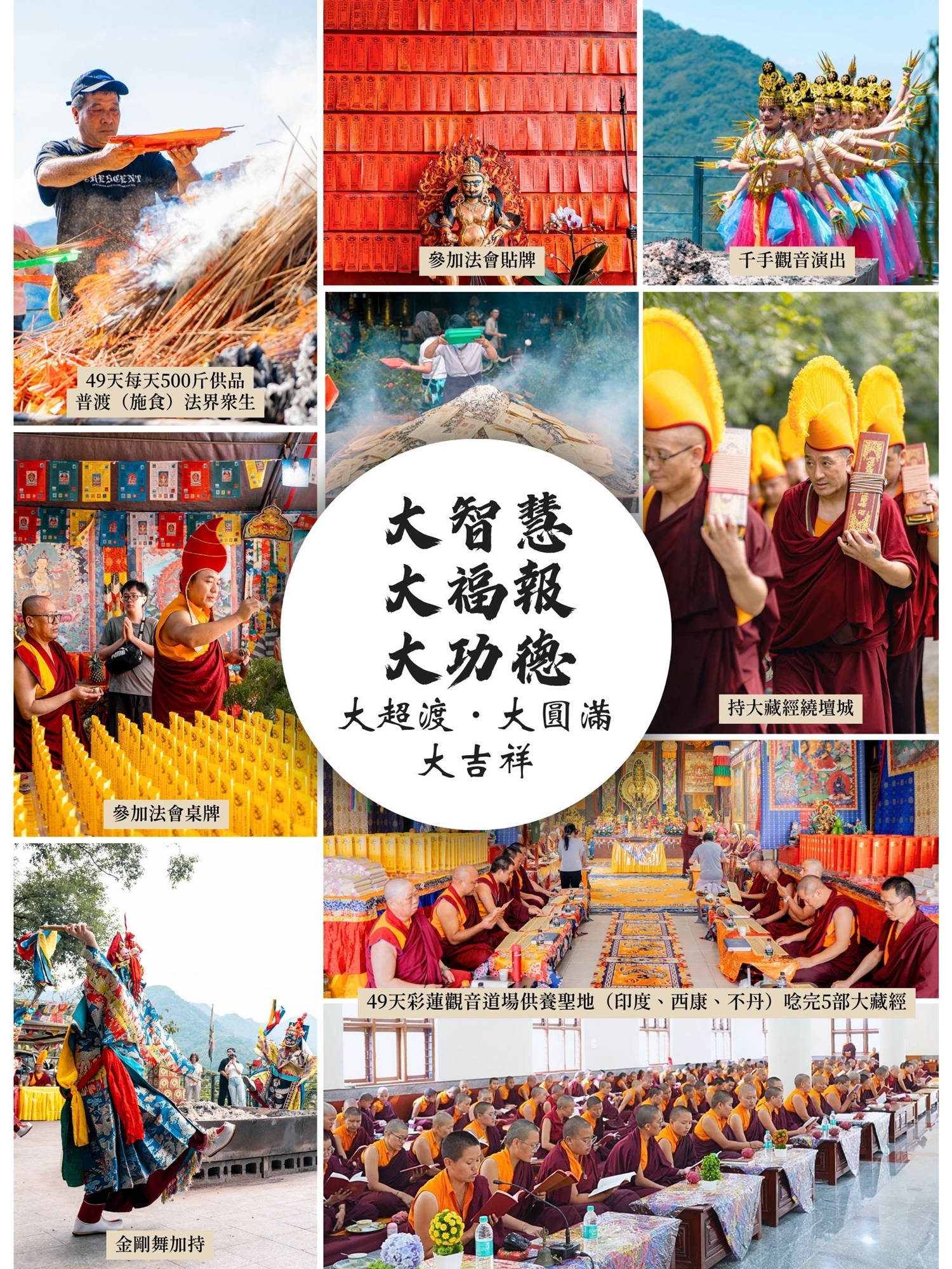 彩蓮觀音 - 2026年49天大藏經法會 - 歷年法會情形
