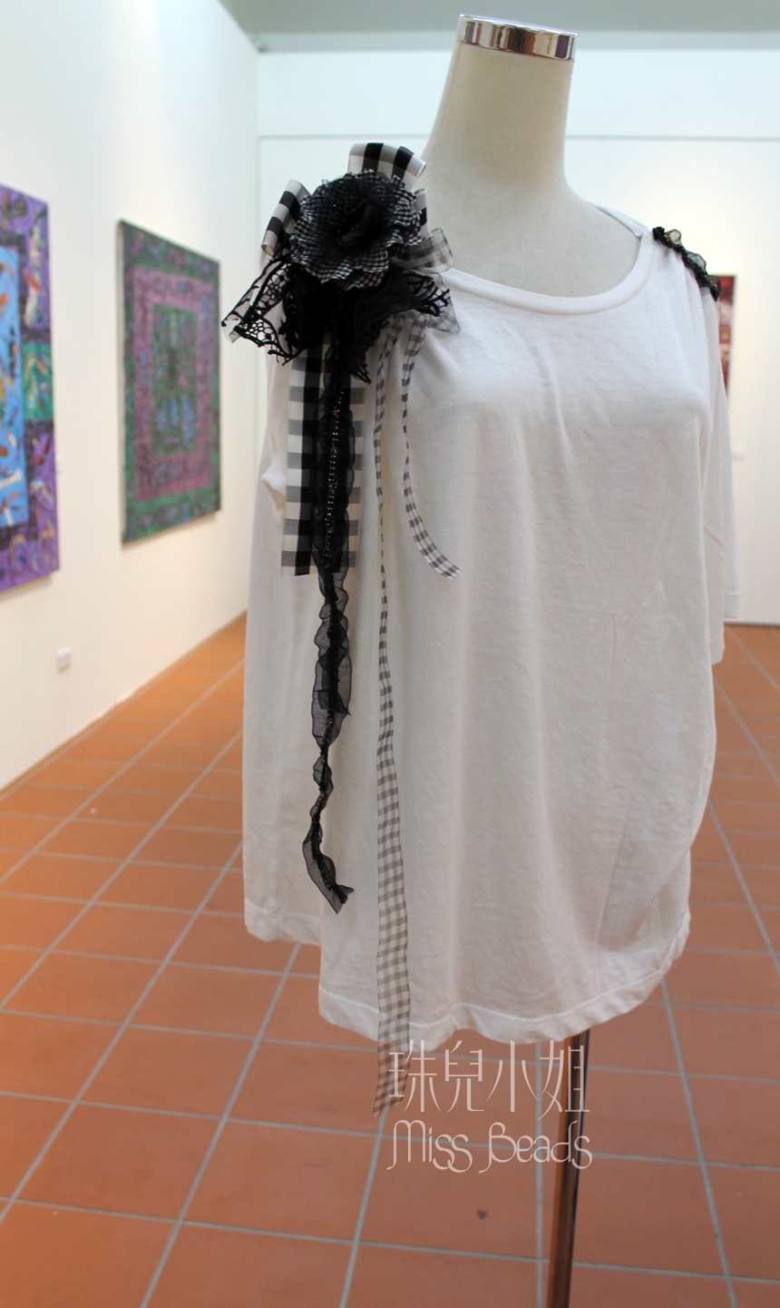 珠兒小姐 時尚工藝，【T恤改造 DIY】