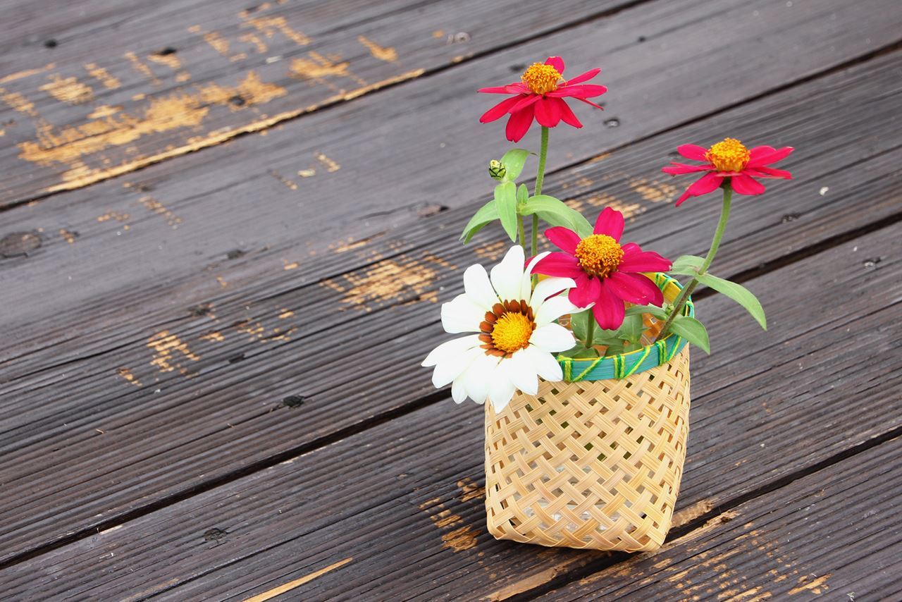 細緻四角孔小竹簍