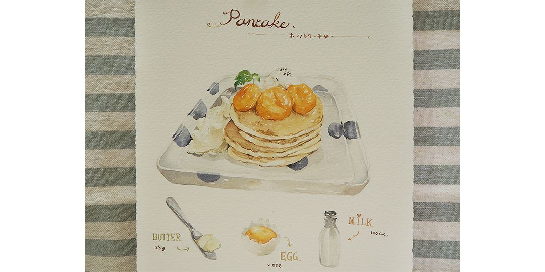 額滿 初心者 輕水彩插畫系列 Pancake 美味鬆餅小食譜 Accupass 活動