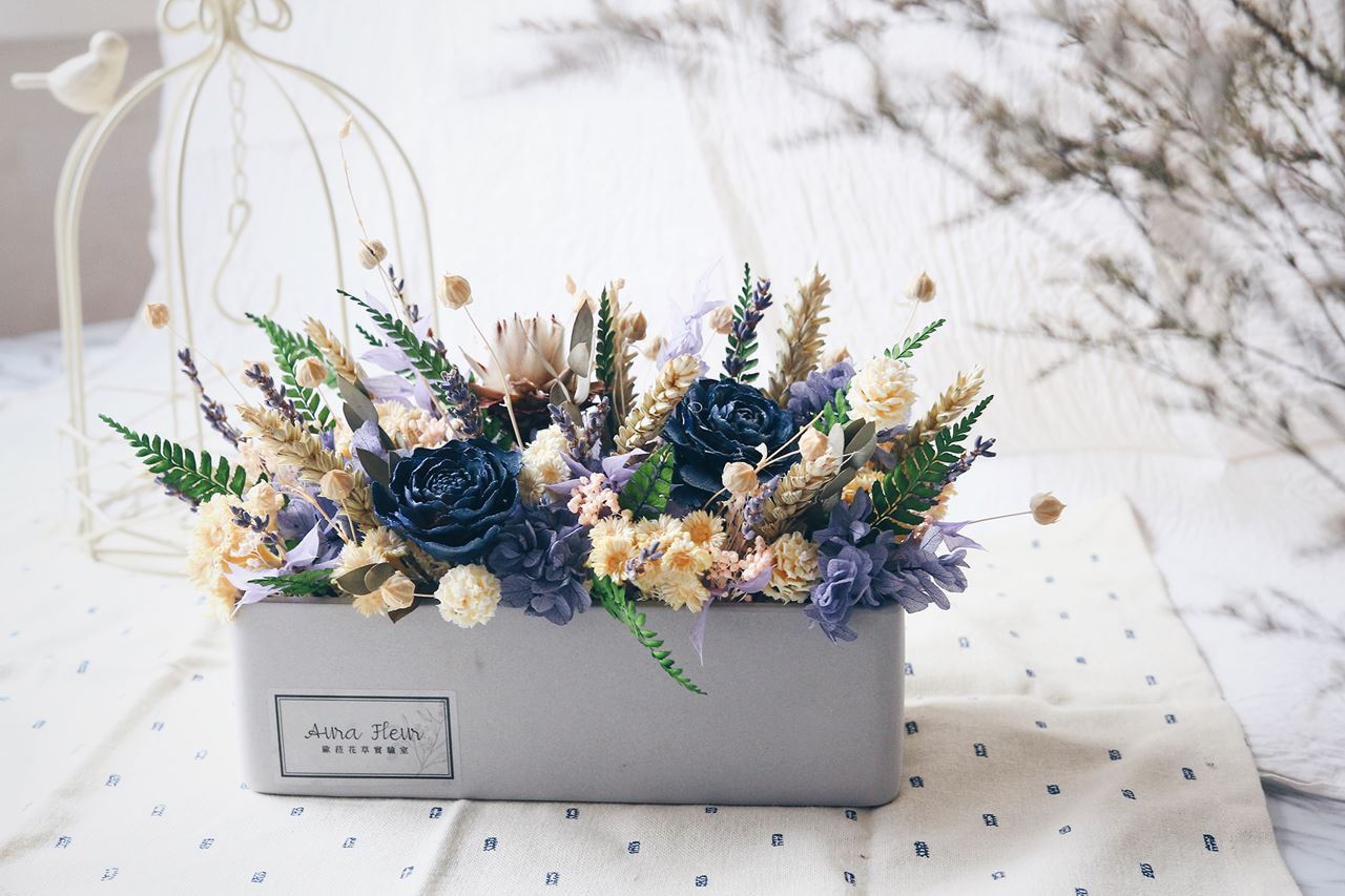 Aura Fleur 薰衣草上的日子 乾燥花盆花課程 Accupass 活動通