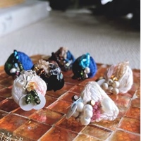 死在浪漫的海裡｜手縫刺繡