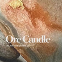 草頭曦礦石蠟燭