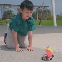 E06|steam 風力小車