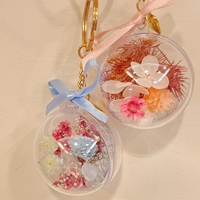 E16|乾燥花鑰匙圈