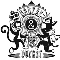 Monkey And Donkey Design