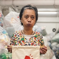 拾荒者阿姨 不倒翁